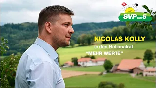 Nicolas Kolly - élections fédérales 2023 - Mehre Werte!