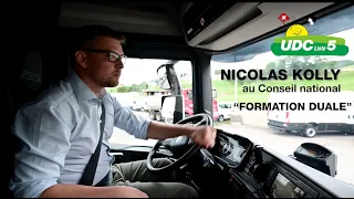 Nicolas Kolly - élections fédérales 2023 - PME et formation duale